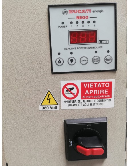 Panneau correcteur de facteur de puissance longue durée Ducati 415040065 70 kvar t 415 V 50 Hz